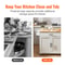 Rolling Kitchen Island Cart With Solid Wood Top Drop Leaf Storage Cabinet Locking Wheels 3