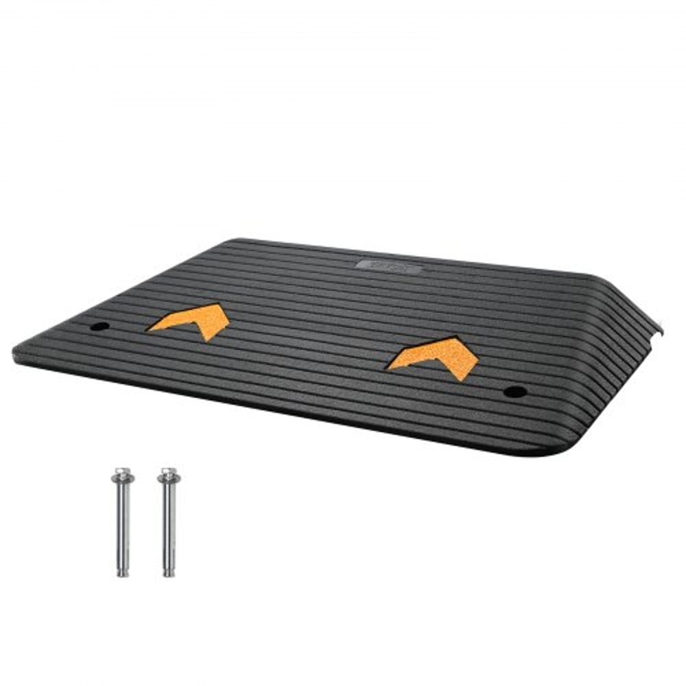 Heavy Duty Rubber Threshold Ramp Rise NonSlip Wheelchair Door Ramp 0