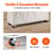 Rolling Kitchen Island Cart With Solid Wood Top Drop Leaf Storage Cabinet 4