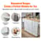 Rolling Kitchen Island Cart With Solid Wood Top Drop Leaf Storage Cabinet 5