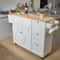 Rolling Kitchen Island Cart With Solid Wood Top Drop Leaf Storage Cabinet 6