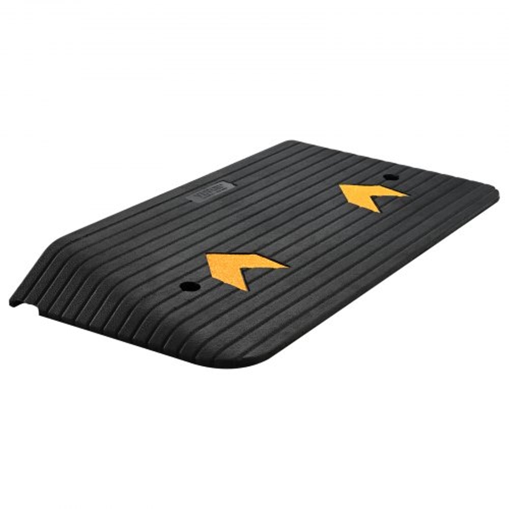 Heavy Duty Rubber Threshold Ramp Smooth Wheelchair Curb Access 8