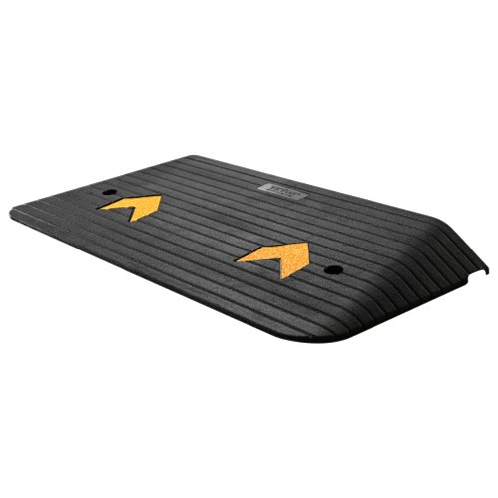 Heavy Duty Rubber Threshold Ramp Smooth Wheelchair Curb Access 9