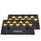 Heavy Duty Rubber Curb Ramp Set Rise Driveway Wheelchair Threshold Ramps 2Pack 7