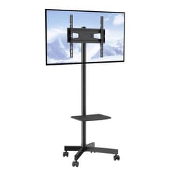 height adjustable mobile tv stand & rolling tv cart for screens