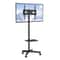 Height Adjustable Mobile TV Stand Rolling TV Cart For Screens 0