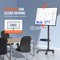 Height Adjustable Mobile TV Stand Rolling TV Cart For Screens 2