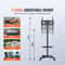 Height Adjustable Mobile TV Stand Rolling TV Cart For Screens 3