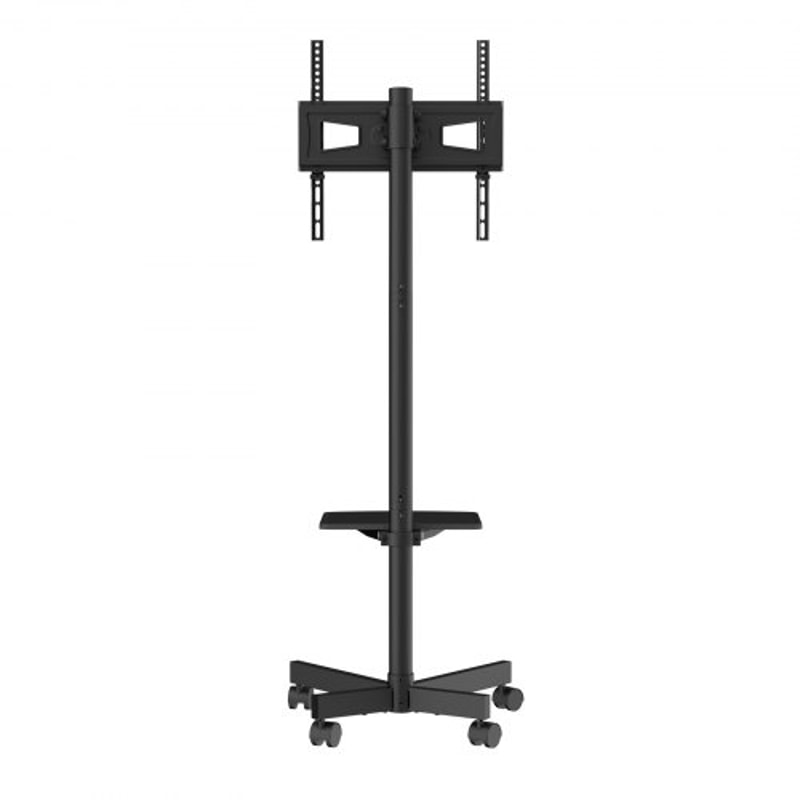 Height Adjustable Mobile TV Stand Rolling TV Cart For Screens 9