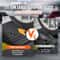 VEVOR HeavyDuty Rubber Threshold Ramp For Wheelchairs Scooters 1 Rise NonSlip Doorway Access Ramp 2