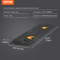 VEVOR HeavyDuty Rubber Threshold Ramp For Wheelchairs Scooters 1 Rise NonSlip Doorway Access Ramp 7