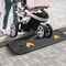 VEVOR HeavyDuty Rubber Threshold Ramp For Wheelchairs Scooters 1 Rise NonSlip Doorway Access Ramp 6