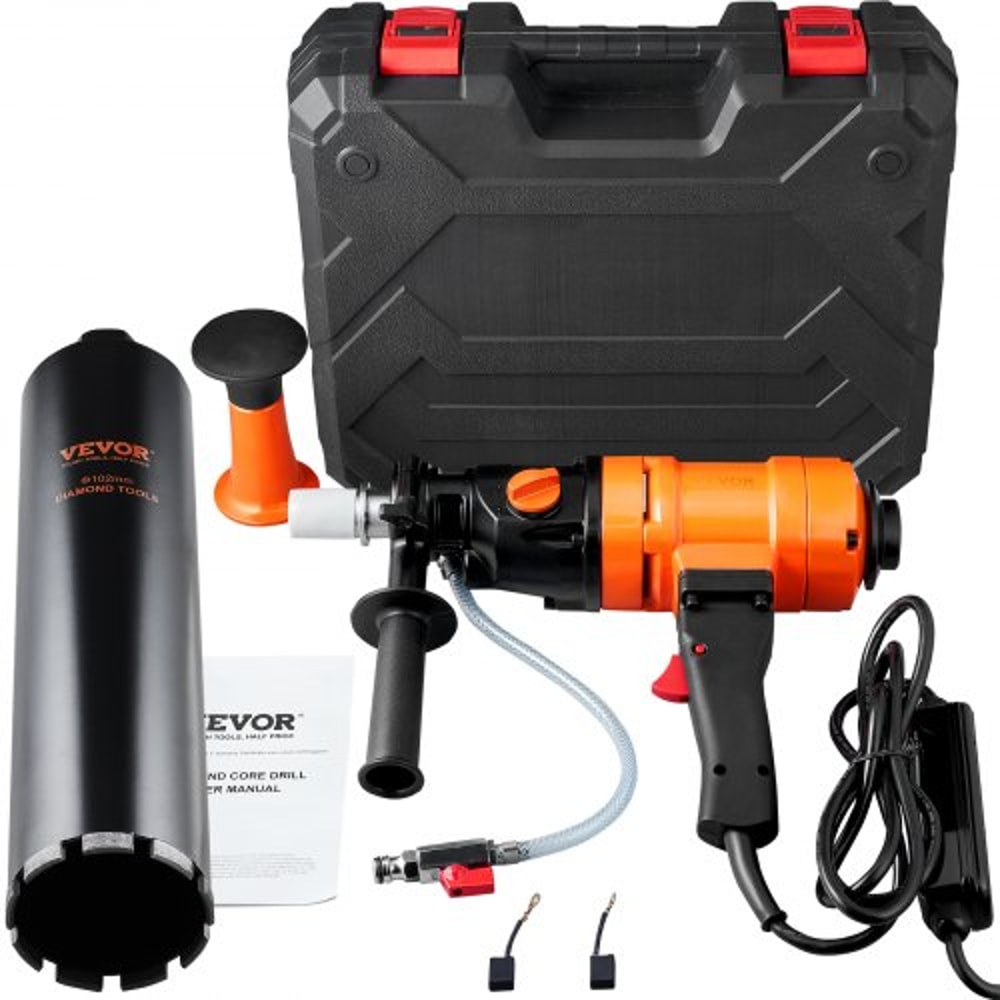 Handheld 1500W Wet Diamond Core Drilling Machine For Concrete Masonry 0