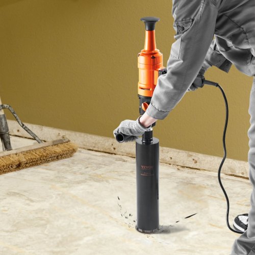 Handheld 1500W Wet Diamond Core Drilling Machine For Concrete Masonry 6