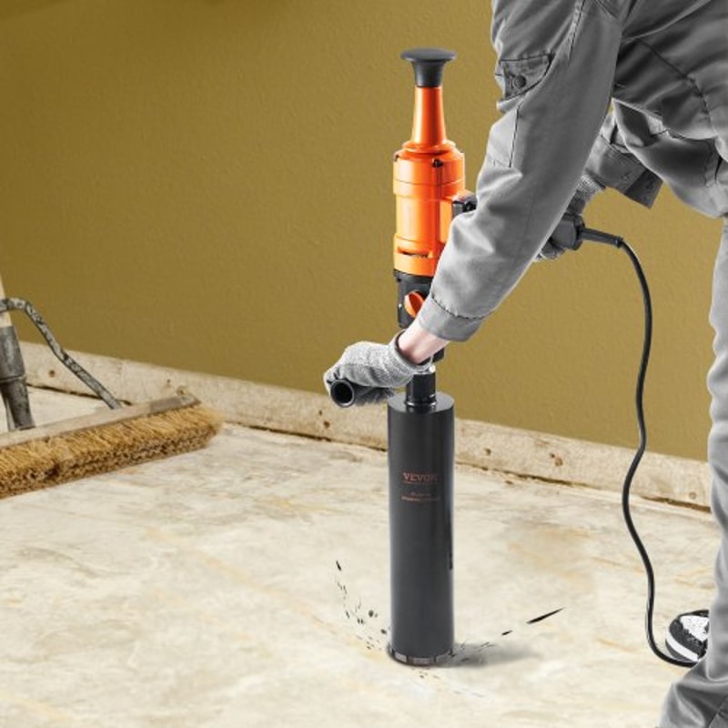 Handheld 1500W Wet Diamond Core Drilling Machine For Concrete Masonry 6