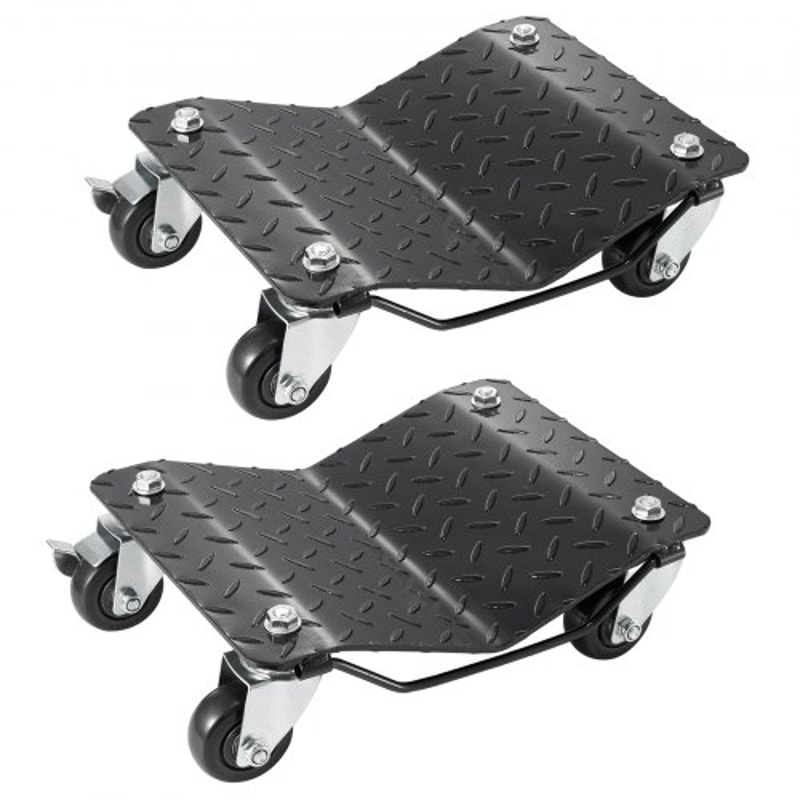 Heavy Duty Garage Wheel Dolly Set For Cars Trucks SUVs 0