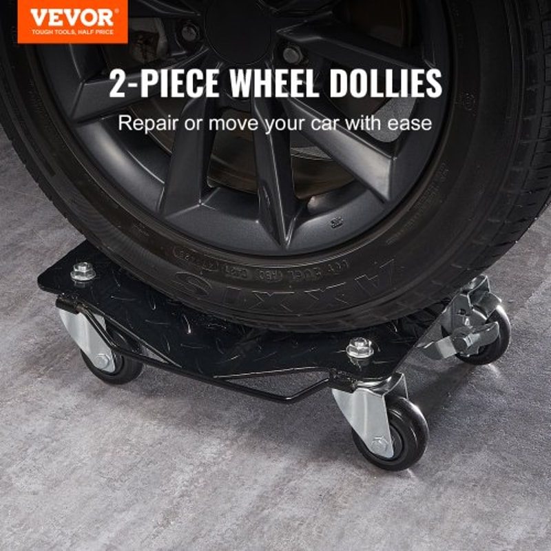 Heavy Duty Garage Wheel Dolly Set For Cars Trucks SUVs 1