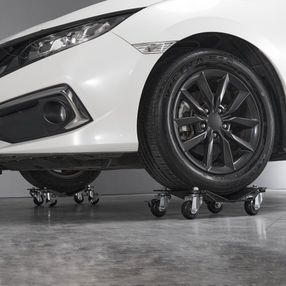 Heavy Duty Garage Wheel Dolly Set For Cars Trucks SUVs 6
