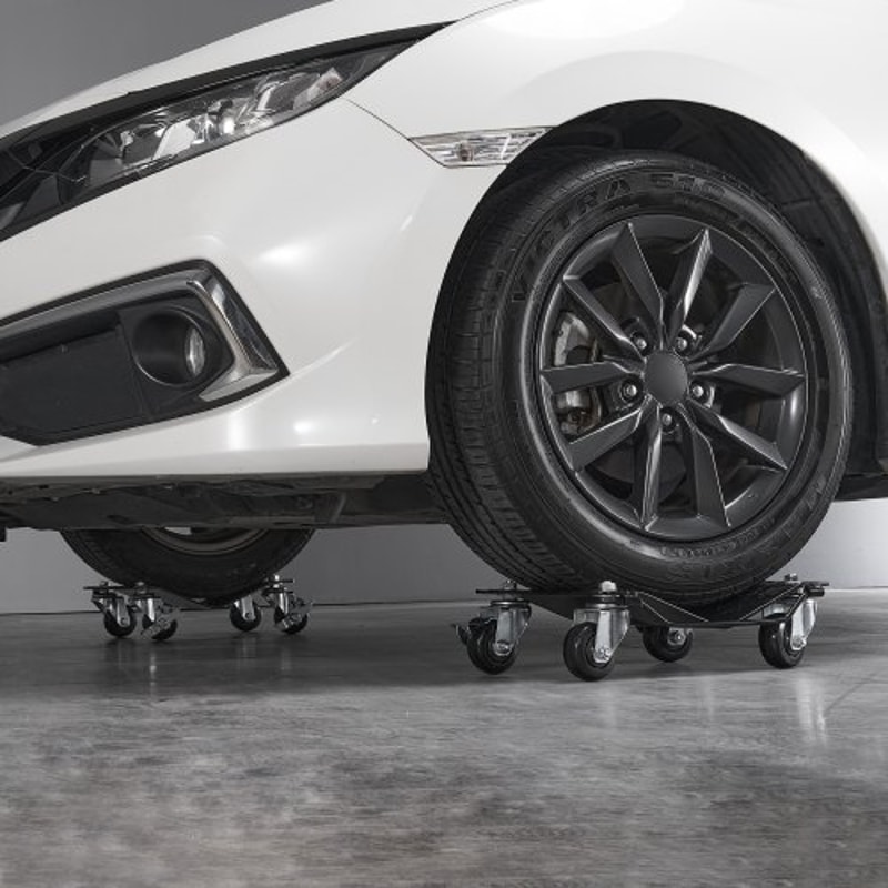 Heavy Duty Garage Wheel Dolly Set For Cars Trucks SUVs 6