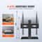 Universal Adjustable Floor TV Stand With Swivel Tempered Glass Base 2
