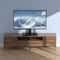Universal Adjustable Floor TV Stand With Swivel Tempered Glass Base 6