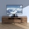 Universal Adjustable Floor TV Stand With Swivel Tempered Glass Base 6