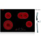 Built In Electric Ceramic Cooktop With 4 Burners Touch Controls 0