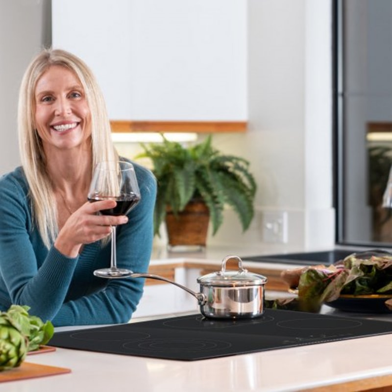 Built In Electric Ceramic Cooktop With 4 Burners Touch Controls 5