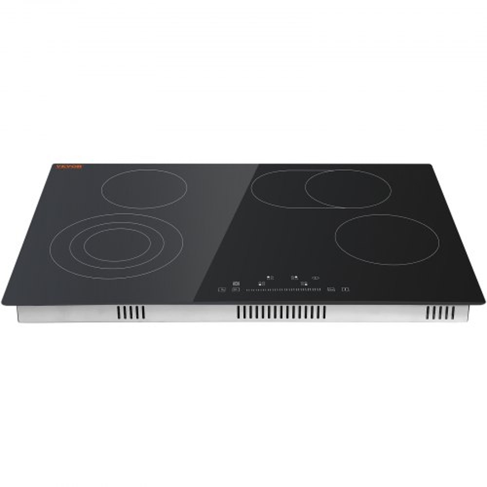 Built In Electric Ceramic Cooktop With 4 Burners Touch Controls 7