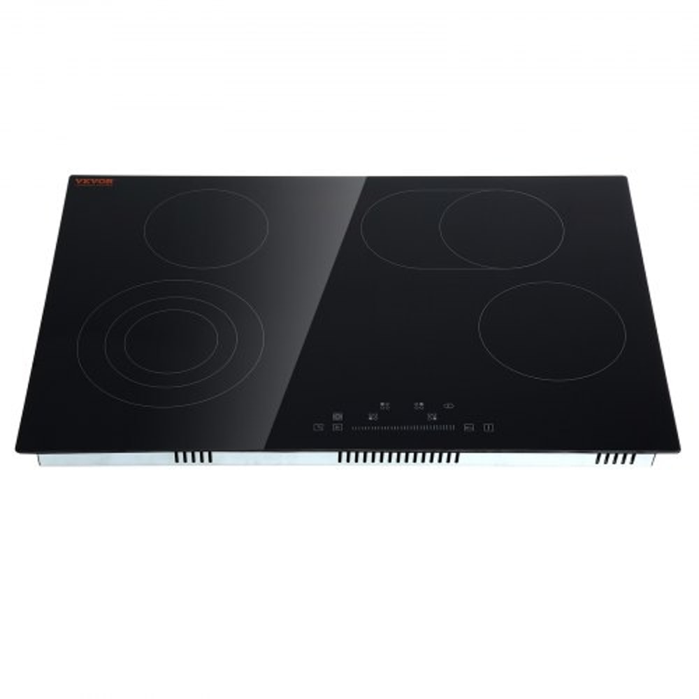 Built In Electric Ceramic Cooktop With 4 Burners Touch Controls 8
