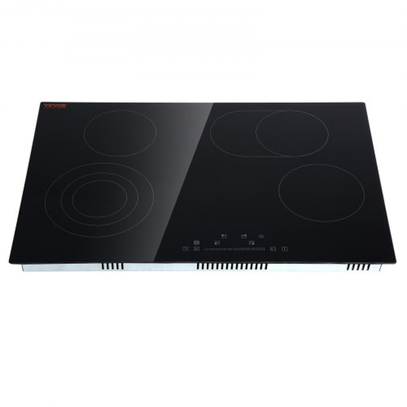 Built In Electric Ceramic Cooktop With 4 Burners Touch Controls 8