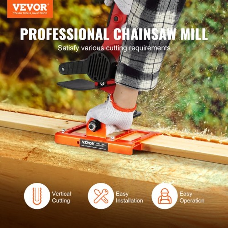 Precision Chainsaw Mill Attachment Vertical Lumber Cutting Guide For Portable Timber Milling 1