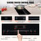 Built In 2 Burner Glass Radiant Electric Cooktop With Touch Control 3