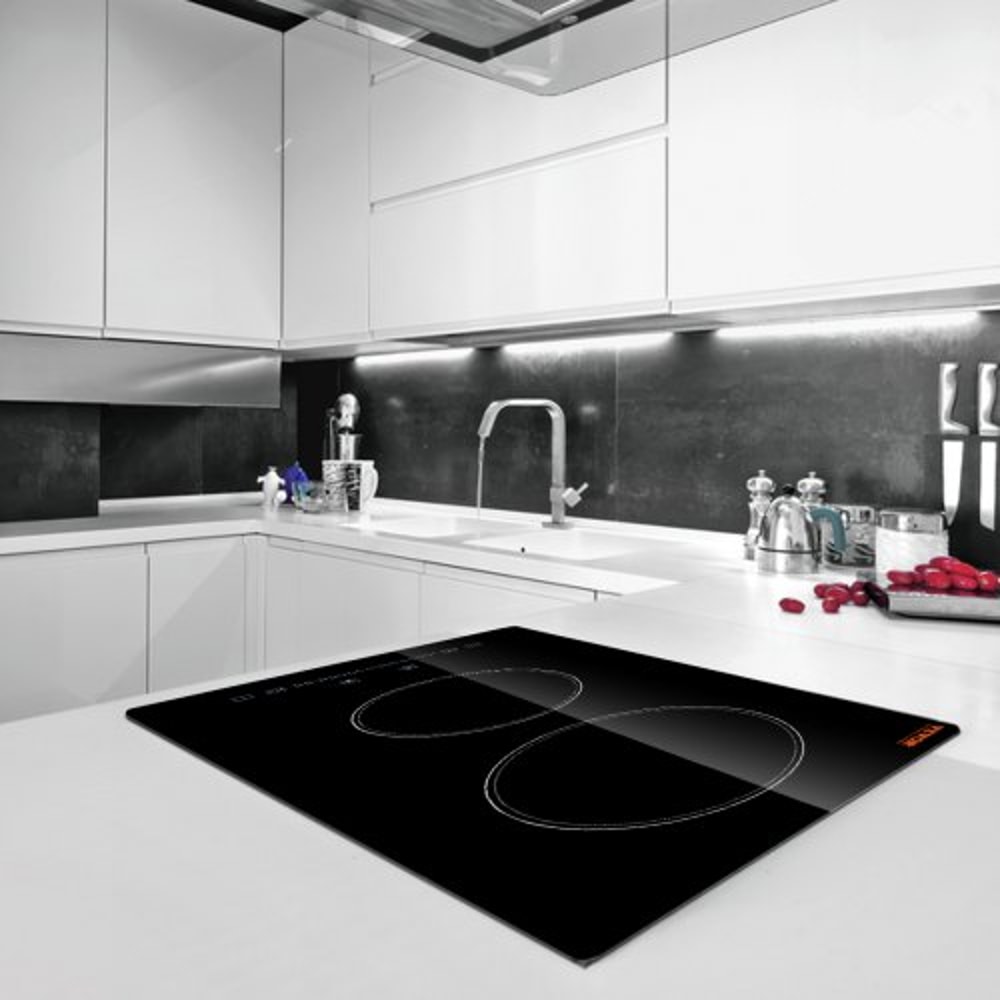 Built In 2 Burner Glass Radiant Electric Cooktop With Touch Control 4