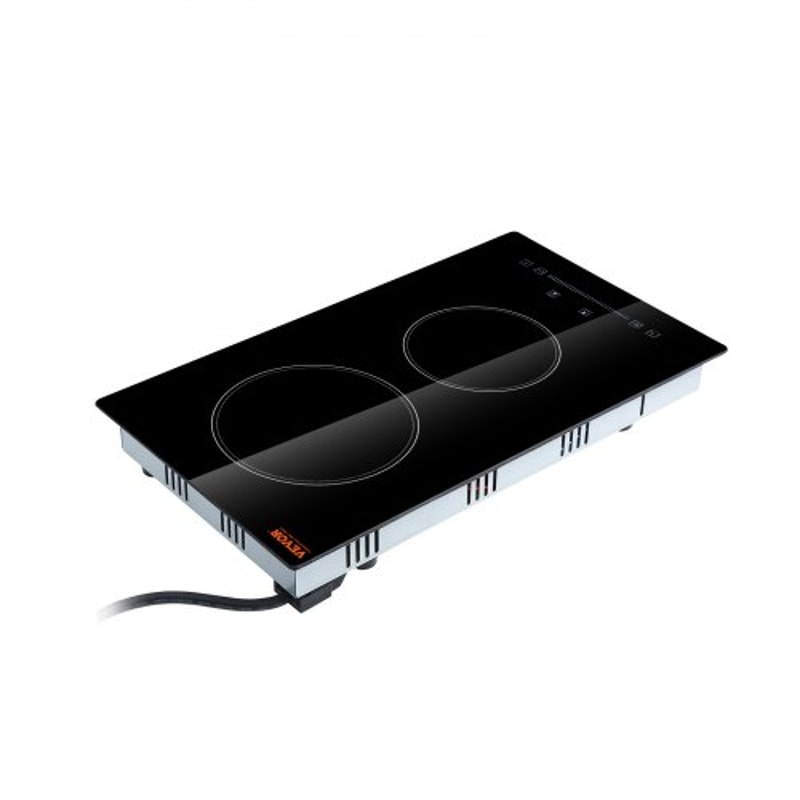 Built In 2 Burner Glass Radiant Electric Cooktop With Touch Control 8