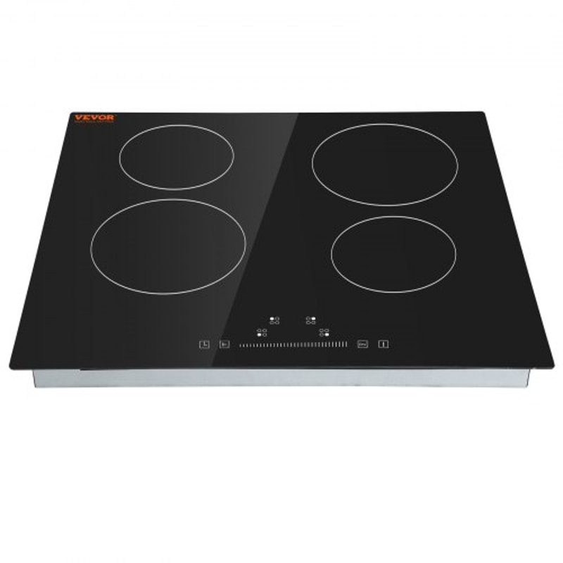 Premium Built In Electric Cooktop 4 Burners With Touch Controls Timer 7