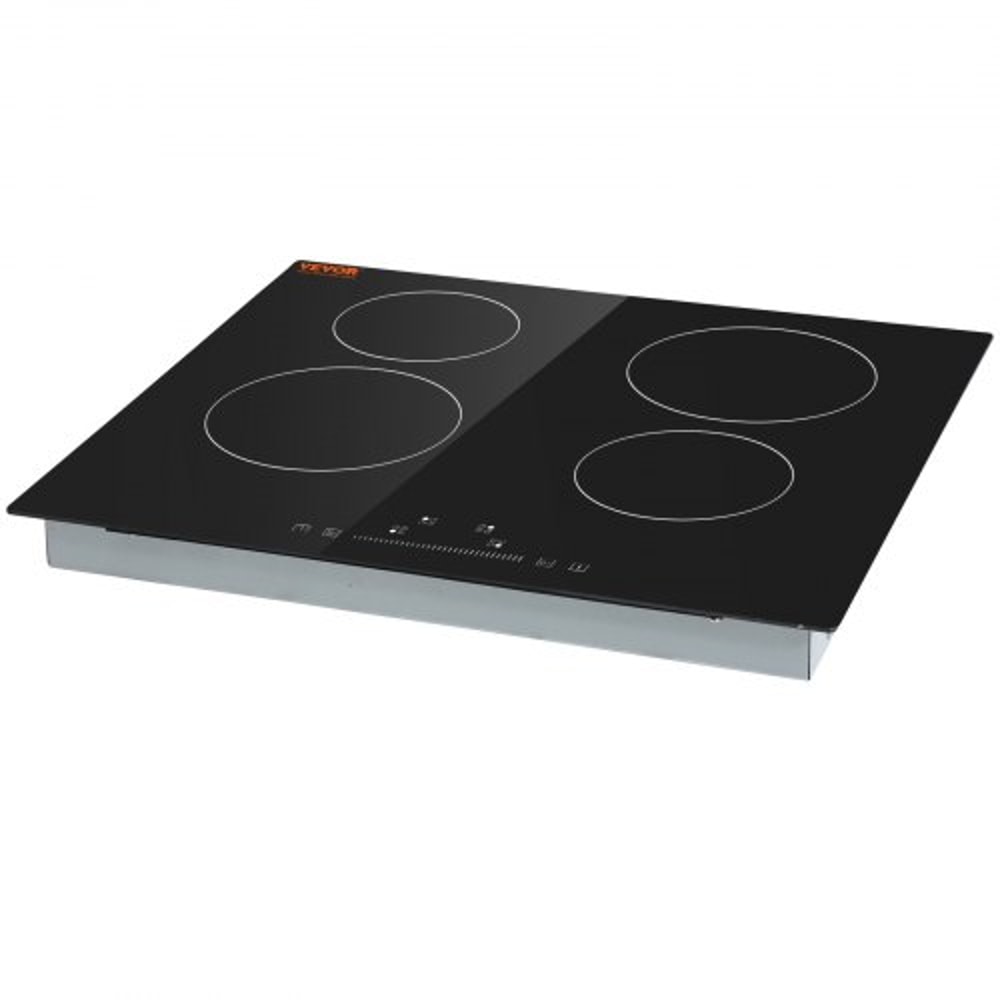 Premium Built In Electric Cooktop 4 Burners With Touch Controls Timer 9