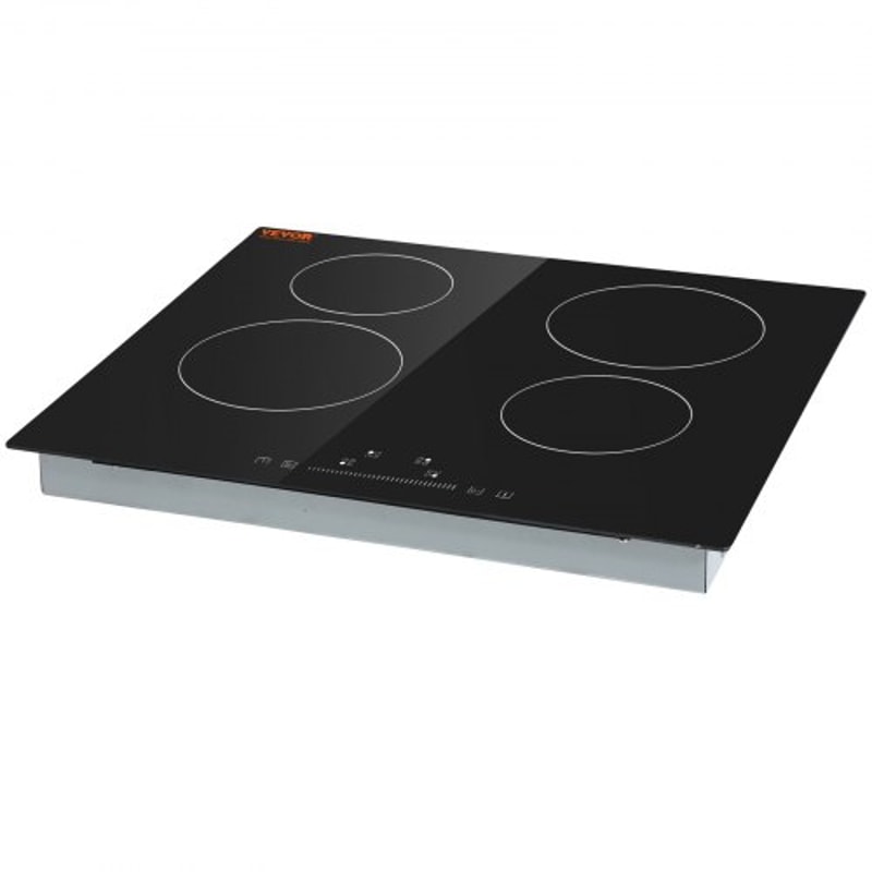 Premium Built In Electric Cooktop 4 Burners With Touch Controls Timer 9