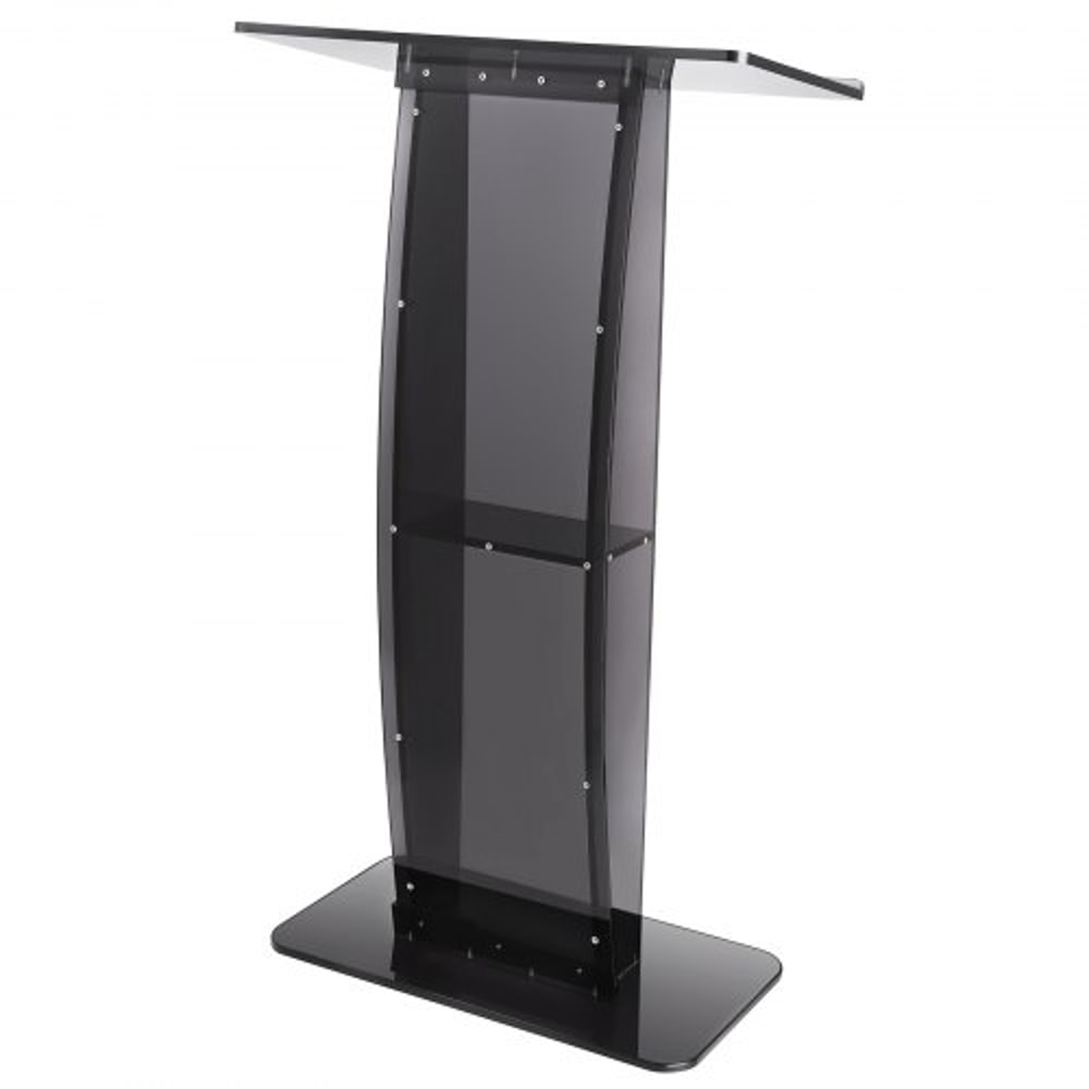 Premium Clear Acrylic Podium Stand With Wide Reading Surface 7