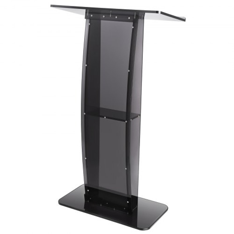 Premium Clear Acrylic Podium Stand With Wide Reading Surface 7