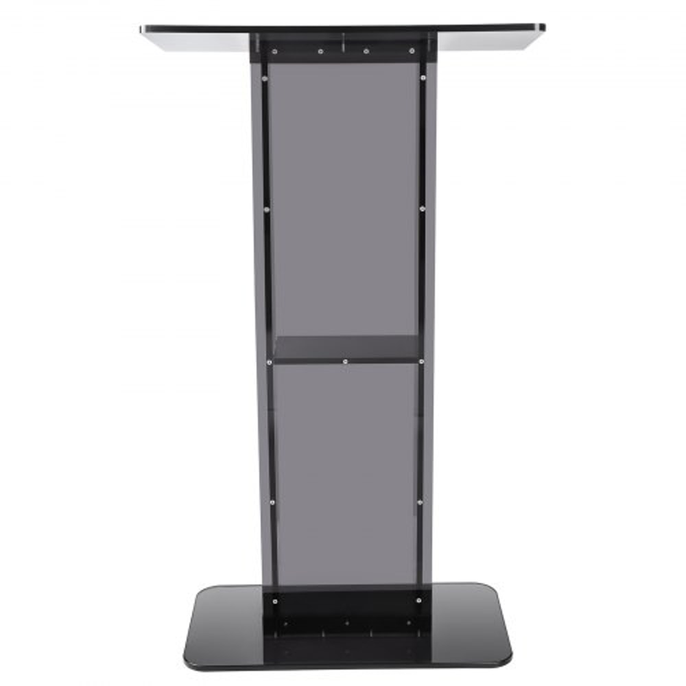 Premium Clear Acrylic Podium Stand With Wide Reading Surface 8
