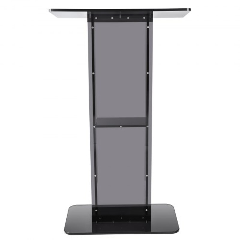 Premium Clear Acrylic Podium Stand With Wide Reading Surface 8