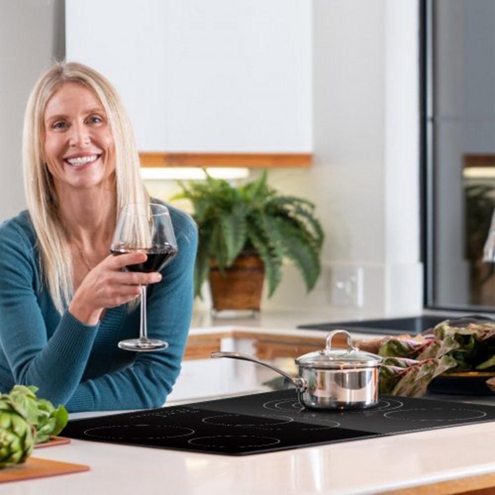 Built In Electric Cooktop With 5 Burners And Sensor Touch Controls 5