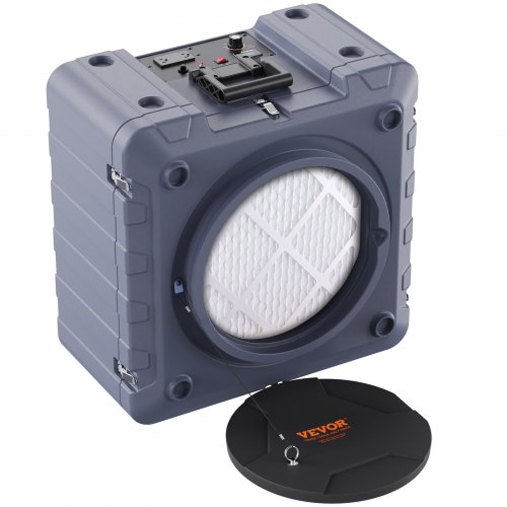 550 CFM Air Scrubber With 3 Stage HEPA Filtration Portable Negative Air Machine 8
