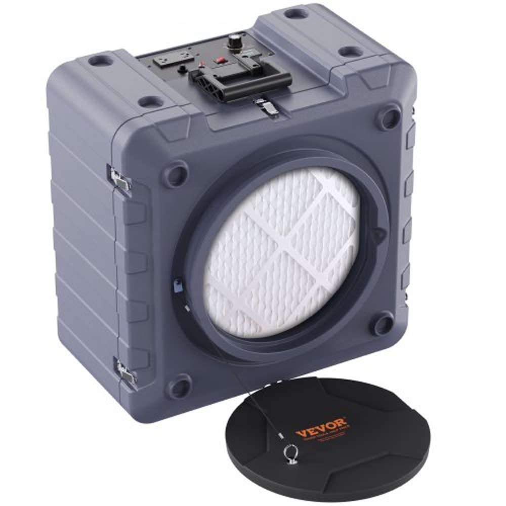 800CFM Industrial Air Scrubber Negative Air Machine With 3 Stage HEPA Filtration 8