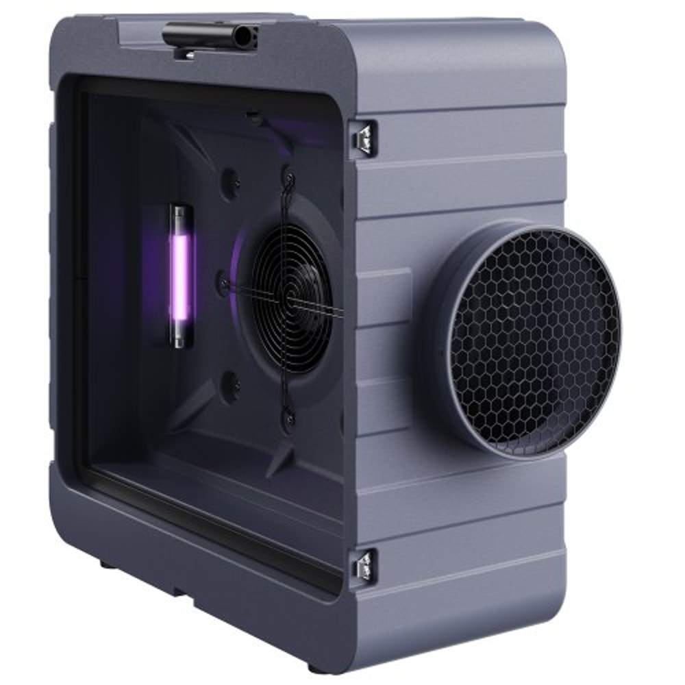 800CFM Industrial Air Scrubber Negative Air Machine With 3 Stage HEPA Filtration 9