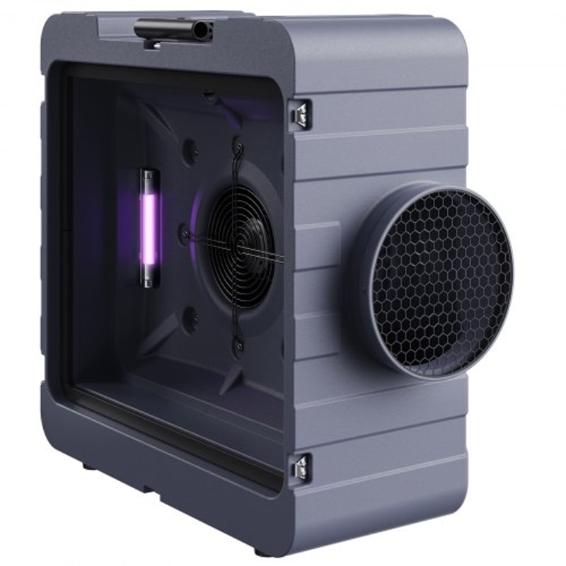 800CFM Industrial Air Scrubber Negative Air Machine With 3 Stage HEPA Filtration 9