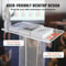 Clear Acrylic Podium Stand With Wide Desktop Storage Shelf 4