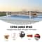 Adjustable Aluminum Van Roof Ladder Rack 400lb Heavy Duty Roof Rack 5