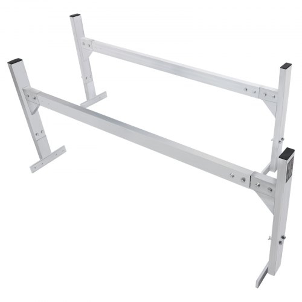 Adjustable Aluminum Van Roof Ladder Rack 400lb Heavy Duty Roof Rack 8